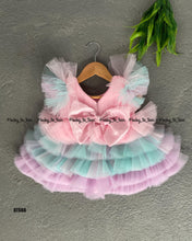 Load image into Gallery viewer, BT588 Candy Swirl Celebration Dress – A Splash of Sweetness!