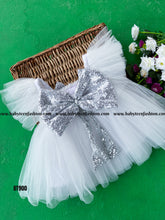 Load image into Gallery viewer, BT900 Silver Sequin Angel Wings Dress - Elevate Her Celebration
