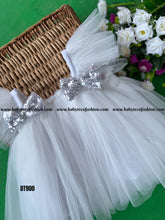 Load image into Gallery viewer, BT900 Silver Sequin Angel Wings Dress - Elevate Her Celebration