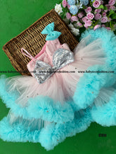 Load image into Gallery viewer, BT814 Aqua Bloom Party Gown - Whispers of Spring