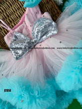 Load image into Gallery viewer, BT814 Aqua Bloom Party Gown - Whispers of Spring