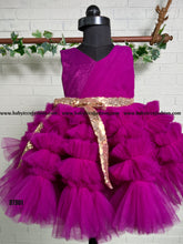 Load image into Gallery viewer, BT901 Magenta Majesty Party Dress - A Royal Affair