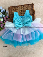 Load image into Gallery viewer, BT904 Aqua Dreamscape Layered Dress
