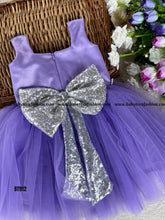 Load image into Gallery viewer, BT912 Lilac Glitter Bow Dress - Sparkle in Every Spin