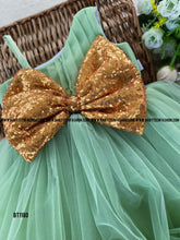 Load image into Gallery viewer, BT1180 Minty Fresh Soirée: Elegant Dress for Little Celebrants
