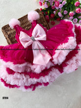 Load image into Gallery viewer, BT914 Radiant Fuchsia Flair Party Gown for Toddlers