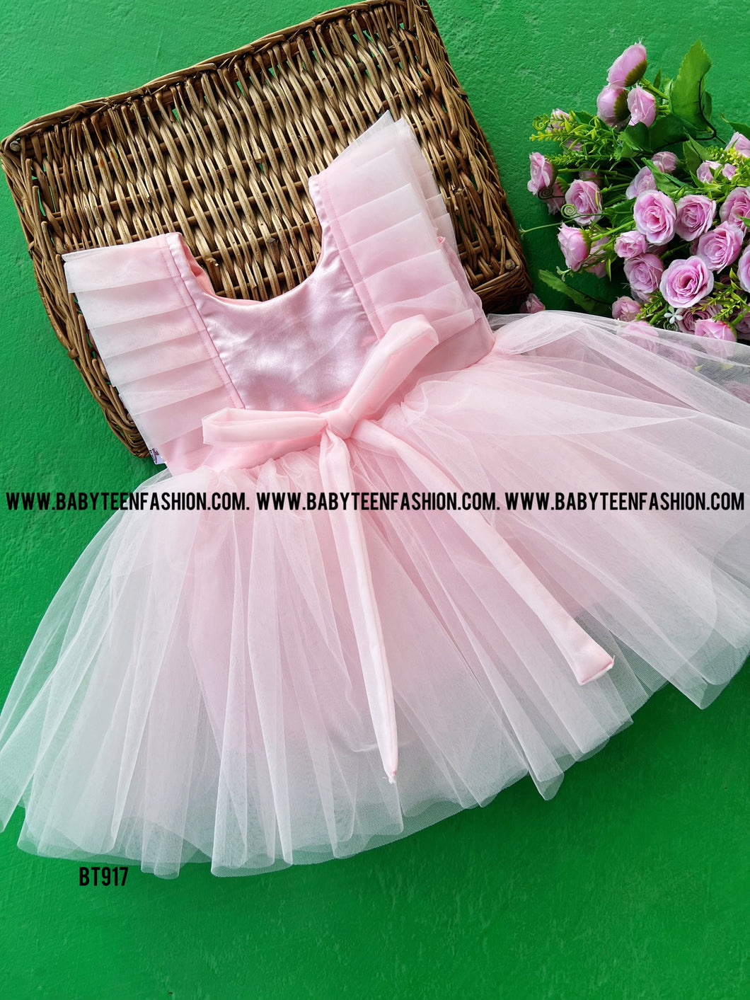 BT917 Enchanted Blush Baby Dress