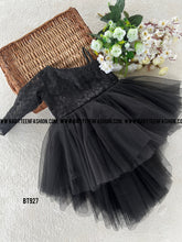 Load image into Gallery viewer, BT927 Midnight Elegance Baby Dress