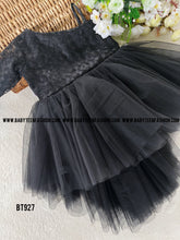 Load image into Gallery viewer, BT927 Midnight Elegance Baby Dress