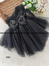 Load image into Gallery viewer, BT927 Midnight Elegance Baby Dress