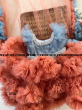 Load image into Gallery viewer, BT932  Coral Blossom Gala Dress
