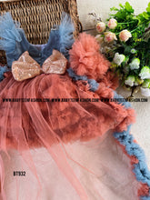 Load image into Gallery viewer, BT932  Coral Blossom Gala Dress
