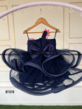 Load image into Gallery viewer, BT1378 Midnight Blossom Party Dress - Elegance Meets Enchantment!