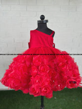 Load image into Gallery viewer, BT1186 Ravishing Ruby Ruffle Dress
