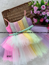 Load image into Gallery viewer, BT937 Pastel Prism Celebration Dress – Joy in Every Shade