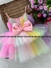 Load image into Gallery viewer, BT937 Pastel Prism Celebration Dress – Joy in Every Shade
