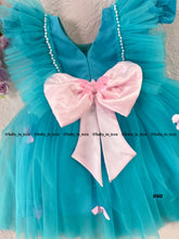 Load image into Gallery viewer, BT642 Aqua Dream Pearls Dress – Serenity in Every Stitch