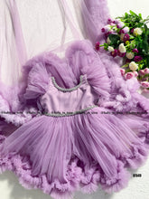 Load image into Gallery viewer, BT649 Lavender Dream: Elegant Party Dress with Crystal Accents
