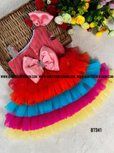Load image into Gallery viewer, BT941 Rainbow Radiance Party Dress - Every Hue a Celebration