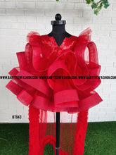 Load image into Gallery viewer, BT943 Ruby Ruffle Delight - Little Fashionista’s Dream Dress!