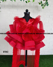 Load image into Gallery viewer, BT943 Ruby Ruffle Delight - Little Fashionista’s Dream Dress!