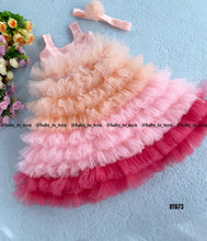 Load image into Gallery viewer, BT673 Princess Ruffle Delight – Party Dress for Magical Moments