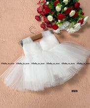 Load image into Gallery viewer, BT676 Classic White Floral Frock