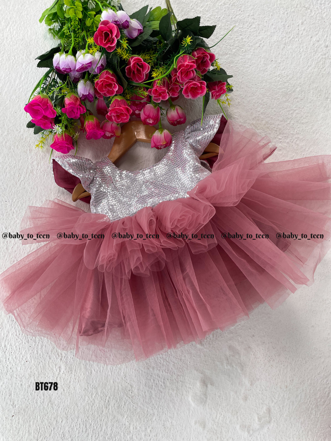 BT678 Enchanted Rose Gala Dress - A Timeless Charm