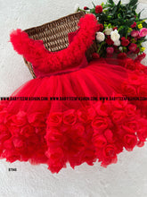 Load image into Gallery viewer, BT946 Ruby Blossom Tulle Party Dress