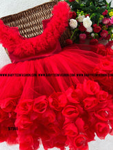Load image into Gallery viewer, BT946 Ruby Blossom Tulle Party Dress