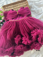 Load image into Gallery viewer, BT1383 Plum Perfection Bow-Accent Party Dress for Little Charms