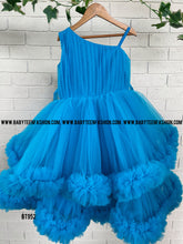 Load image into Gallery viewer, BT952 Azure Ruffle Fiesta Dress – Dance in a Wave of Blue