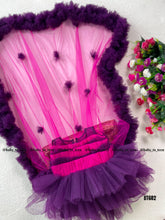 Load image into Gallery viewer, BT682 Plum & Fuchsia Fantasy Gown