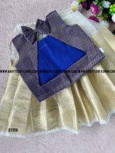 Load image into Gallery viewer, BT958 Organza saree border skirt and crop top