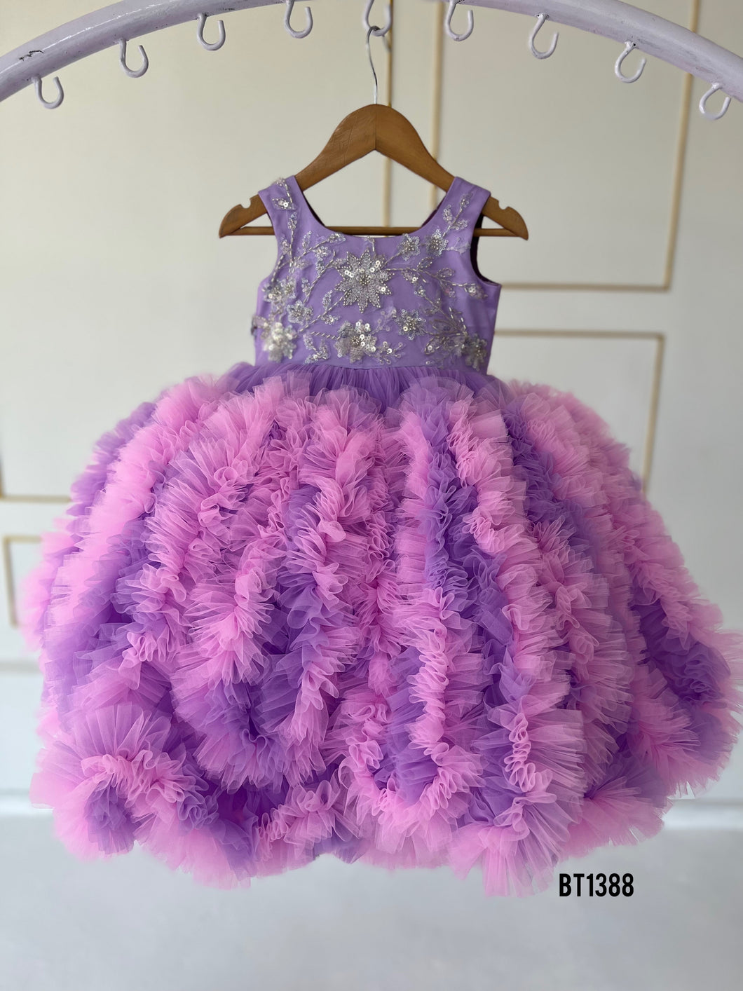 BT1388 Lavender Dream Sparkle Dress for Little Charms