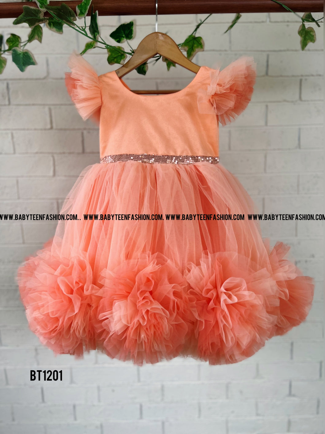 BT1201 Peachy Keen Twirl Dress – Celebrate Her Sweet Moments