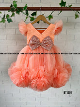 Load image into Gallery viewer, BT1201 Peachy Keen Twirl Dress – Celebrate Her Sweet Moments