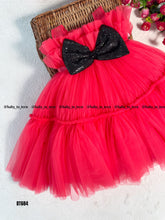 Load image into Gallery viewer, BT684 Radiant Ruby Ruffles Dress - Perfect for Celebratory Splendor