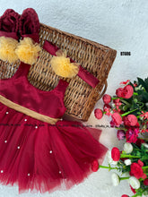 Load image into Gallery viewer, BT686 Crimson Blossom Ballet Dress
