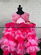 Load image into Gallery viewer, BT1210 Candy Floss Charm – Baby’s Pink Layered Gown