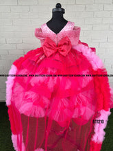 Load image into Gallery viewer, BT1210 Candy Floss Charm – Baby’s Pink Layered Gown