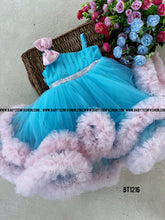 Load image into Gallery viewer, BT1216 Cerulean Serenade Gown – Whispers of the Ocean Breeze