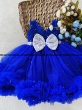Load image into Gallery viewer, BT1218 Royal Blue Sparkle Dress – Little Star of the Evening