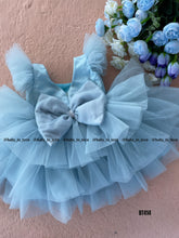 Load image into Gallery viewer, BT414 Celestial Charm - Baby’s Blue Party Dress
