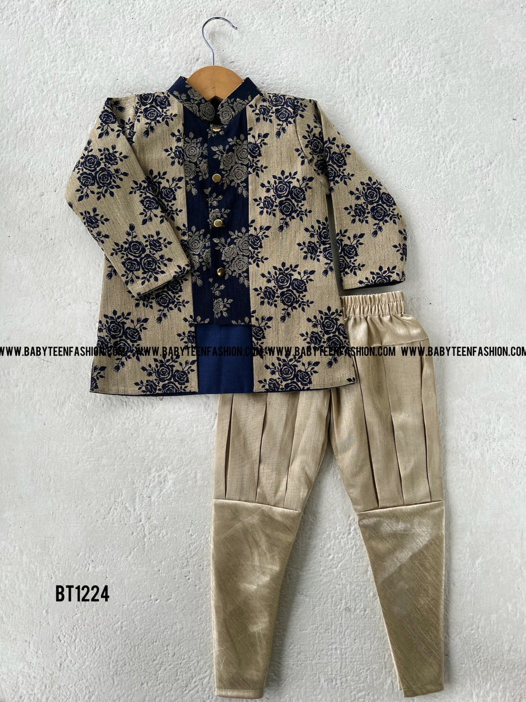 BT1224 Elegance Rewoven: Boys' Classic Heritage Suit