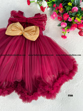 Load image into Gallery viewer, BT698 Crimson Lace Charm Dress – Revel in Refined Radiance
