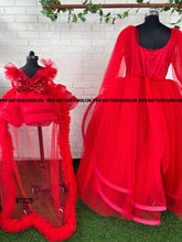 Load image into Gallery viewer, BT1225 Scarlet Fairytale Gown - Where Glamour Meets Whimsy!
