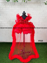 Load image into Gallery viewer, BT1225 Scarlet Fairytale Gown - Where Glamour Meets Whimsy!