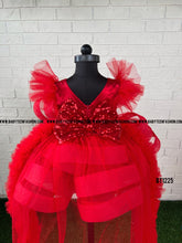 Load image into Gallery viewer, BT1225 Scarlet Fairytale Gown - Where Glamour Meets Whimsy!