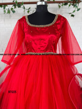 Load image into Gallery viewer, BT1225M Scarlet Elegance: Mother & Baby Gala Ensemble